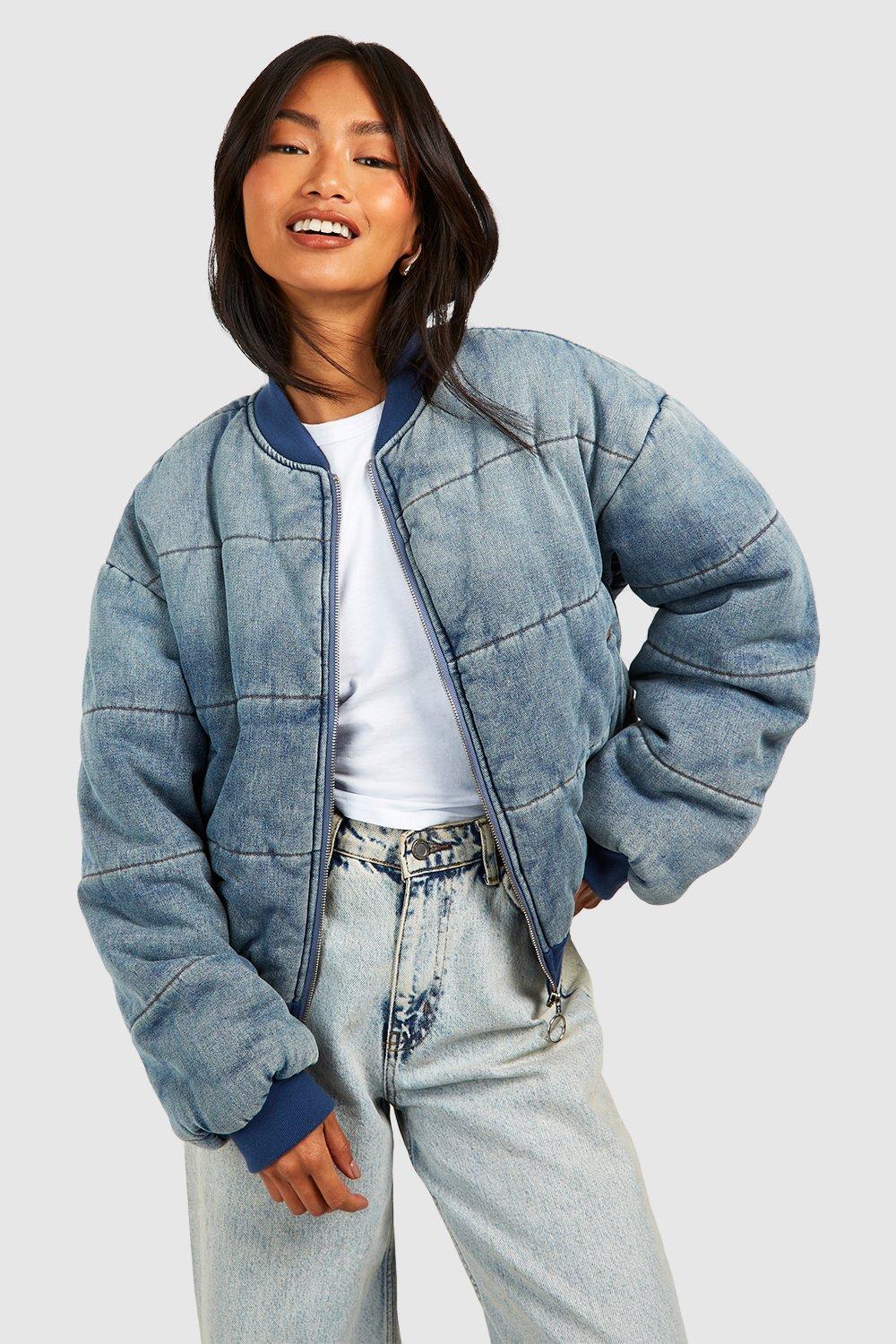 Mother denim clearance bomber jacket